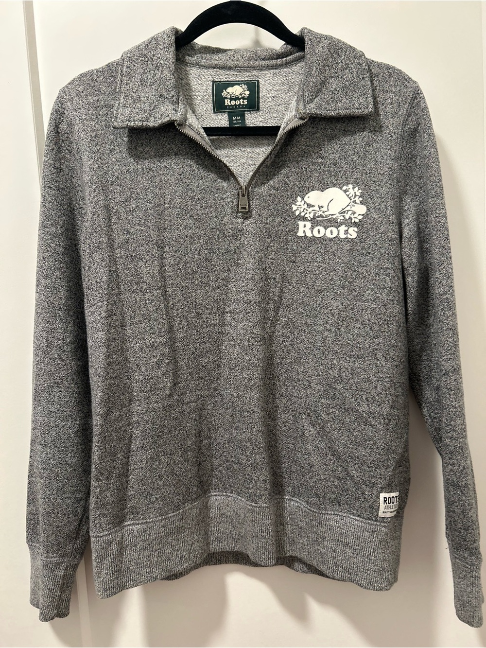 🦫 Cozy Roots Canada Salt & Pepper 1/4 Zip Pullover! ✨